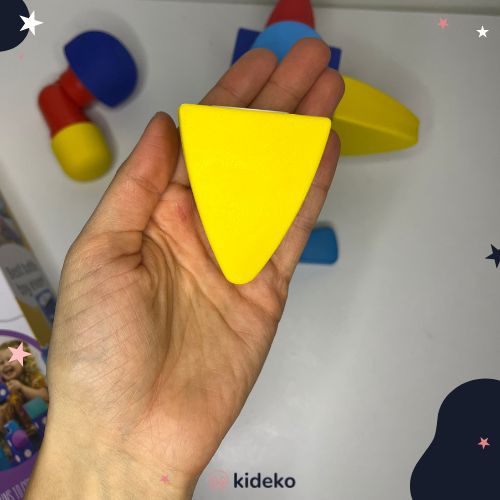 Magnetická stavebnica Blockaroo lietadlo detail veľkosť dielikov